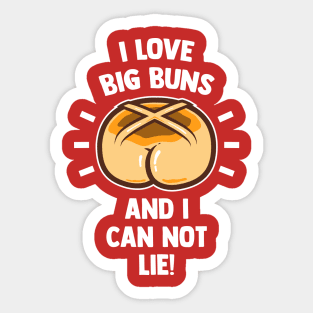 BIG BUNS Sticker